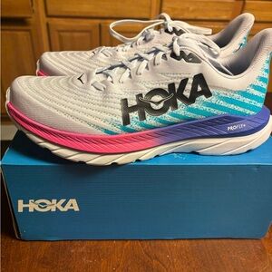 HOKA Mach 5 ‘White Scuba Blue’